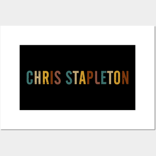 Graphic Colorful Chris Name Birthday 70s 80s 90s Posters and Art